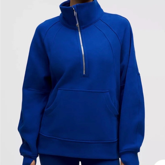 Scuba Oversized Funnel neck Half zip size XS/S - Picture 1 of 4